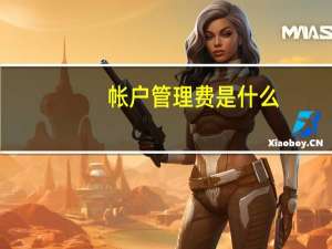 帐户管理费是什么