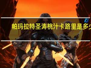 帕玛拉特 圣涛桃汁卡路里是多少