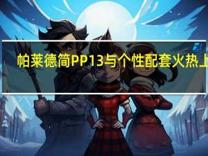 帕莱德简PP13与个性配套火热上线