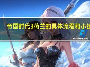 帝国时代3荷兰的具体流程和小技巧