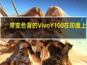 带变色背的Vivo Y100在印度上市