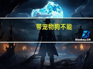 带宠物狗不能