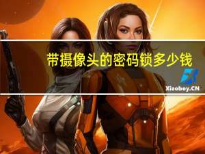 带摄像头的密码锁多少钱