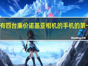 带有四台廉价诺基亚相机的手机的第一张图片