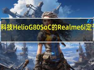 带有联发科技Helio G80 SoC的Realme 6i定于3月17日发布