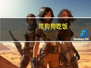 带狗狗吃饭