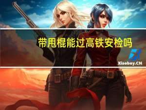 带甩棍能过高铁安检吗