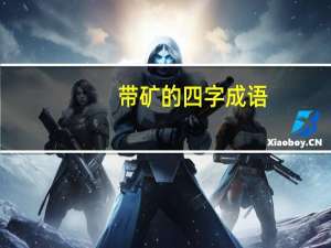 带矿的四字成语