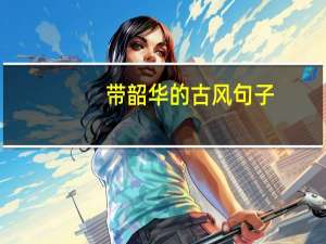 带韶华的古风句子