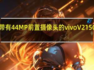 带OIS的带有44MP前置摄像头的vivoV215G智能手机推出