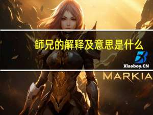 師兄的解释及意思是什么