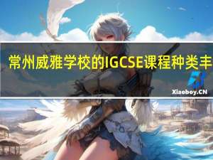 常州威雅学校的IGCSE课程种类丰富吗