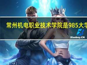 常州机电职业技术学院是985大学吗