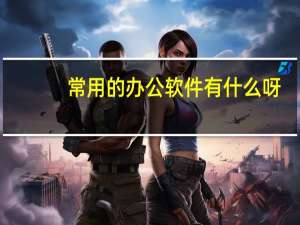 常用的办公软件有什么呀