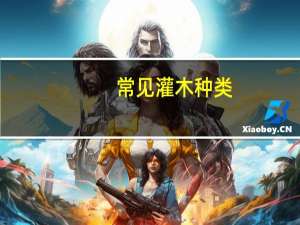 常见灌木种类（常见灌木）