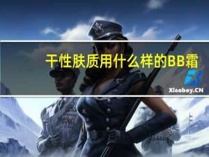 干性肤质用什么样的BB霜