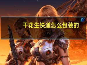 干花生快递怎么包装的