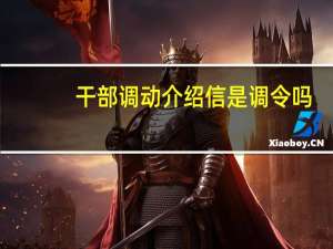 干部调动介绍信是调令吗（干部调动介绍信模板）