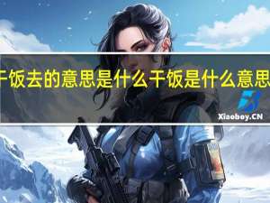 干饭去的意思是什么 干饭是什么意思网络语