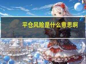 平仓风险是什么意思啊