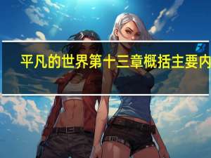 平凡的世界第十三章概括主要内容
