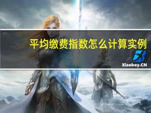 平均缴费指数怎么计算实例（平均缴费指数怎么计算）