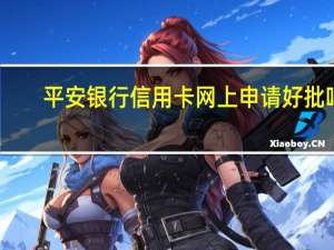 平安银行信用卡网上申请好批吗（平安银行信用卡网上申请进度查询）