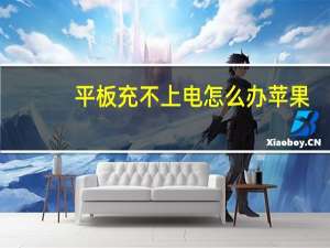 平板充不上电怎么办苹果（平板充电慢是什么原因）