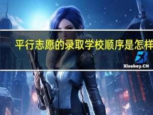 平行志愿的录取学校顺序是怎样的