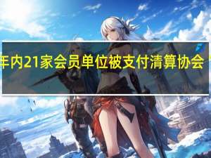年内21家会员单位被支付清算协会“退群”