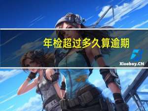 年检超过多久算逾期