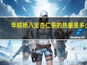 年糕杨 八宝杏仁茶的热量是多少