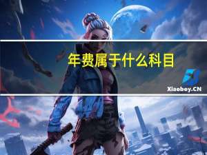 年费属于什么科目