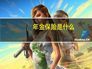 年金保险是什么