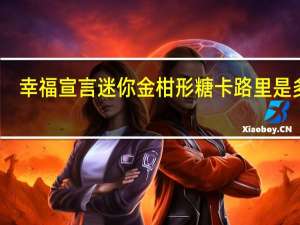 幸福宣言迷你金柑形糖卡路里是多少