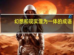 幻想和现实混为一体的成语