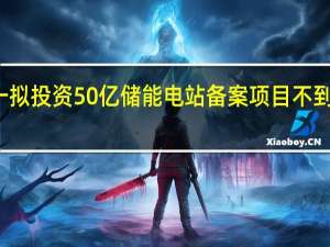 广东一拟投资50亿储能电站备案项目不到一个月撤回