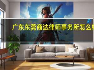 广东东莞商达律师事务所怎么样