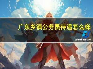 广东乡镇公务员待遇怎么样