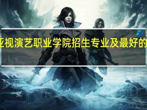 广东亚视演艺职业学院招生专业及最好的专业有哪些