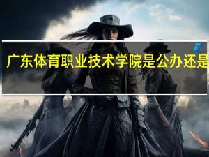 广东体育职业技术学院是公办还是民办
