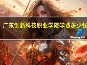 广东创新科技职业学院学费多少钱一年