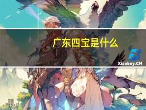 广东四宝是什么