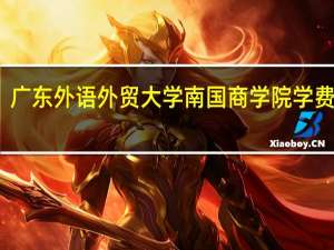 广东外语外贸大学南国商学院学费标准