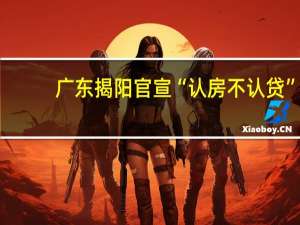 广东揭阳官宣“认房不认贷”
