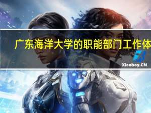 广东海洋大学的职能部门工作体验
