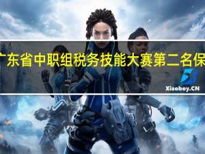 广东省中职组税务技能大赛第二名保送哪里