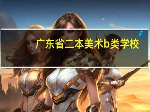 广东省二本美术b类学校