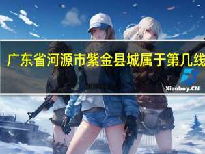 广东省河源市紫金县城属于第几线城市