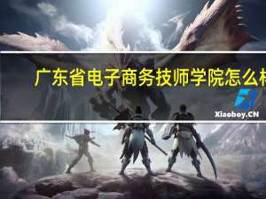 广东省电子商务技师学院怎么样
